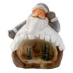 Picture of SANTA WITH LIGHTED TREES 18.5cm